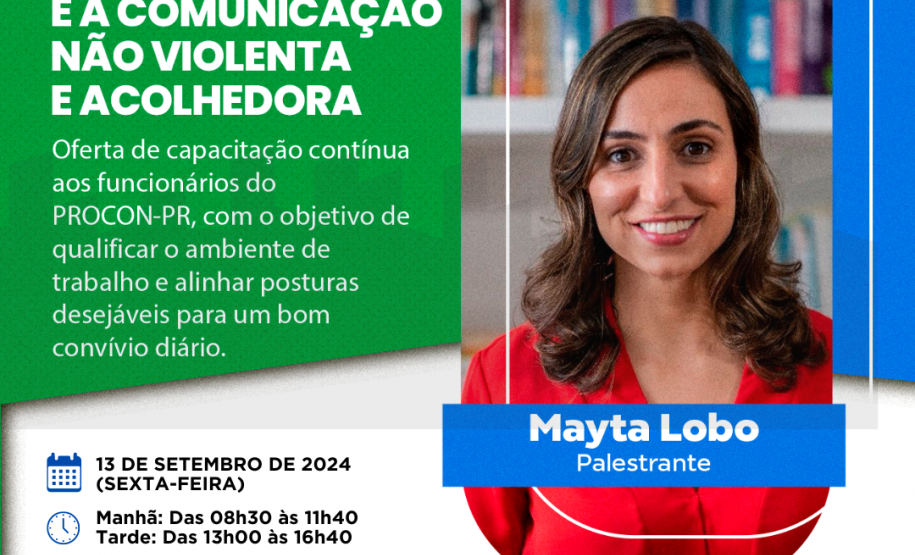 Procon-PR realiza evento sobre aprimoramento comunicacional e comunicação não violenta