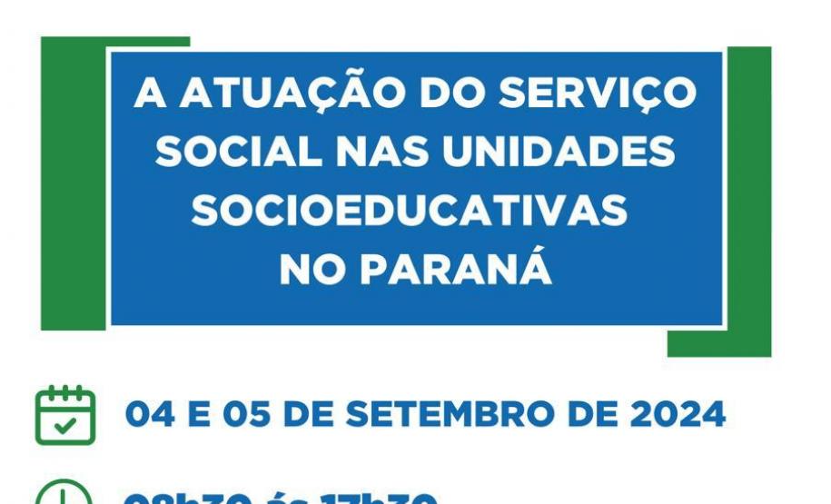 Seminário destaca o papel dos assistentes sociais na Socioeducação