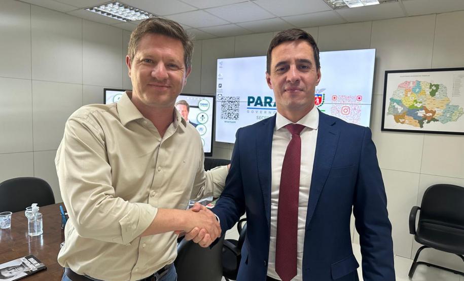 Santin Roveda alinha ações conjuntas com novo secretário de defesa social e trânsito de Curitiba