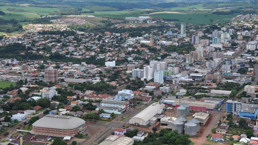 Cidade de Tapejara vista de cima